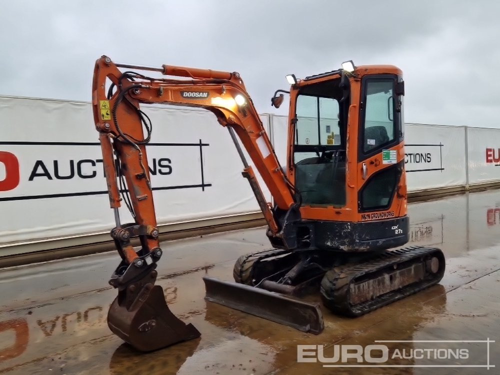 2013 Doosan DX27Z - Mini excavator: picture 1 2013 Doosan DX27Z - Mini excavator: picture 1