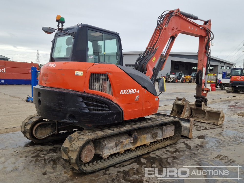 2014 Kubota KX080-4 - Mini excavator: picture 5 2014 Kubota KX080-4 - Mini excavator: picture 5