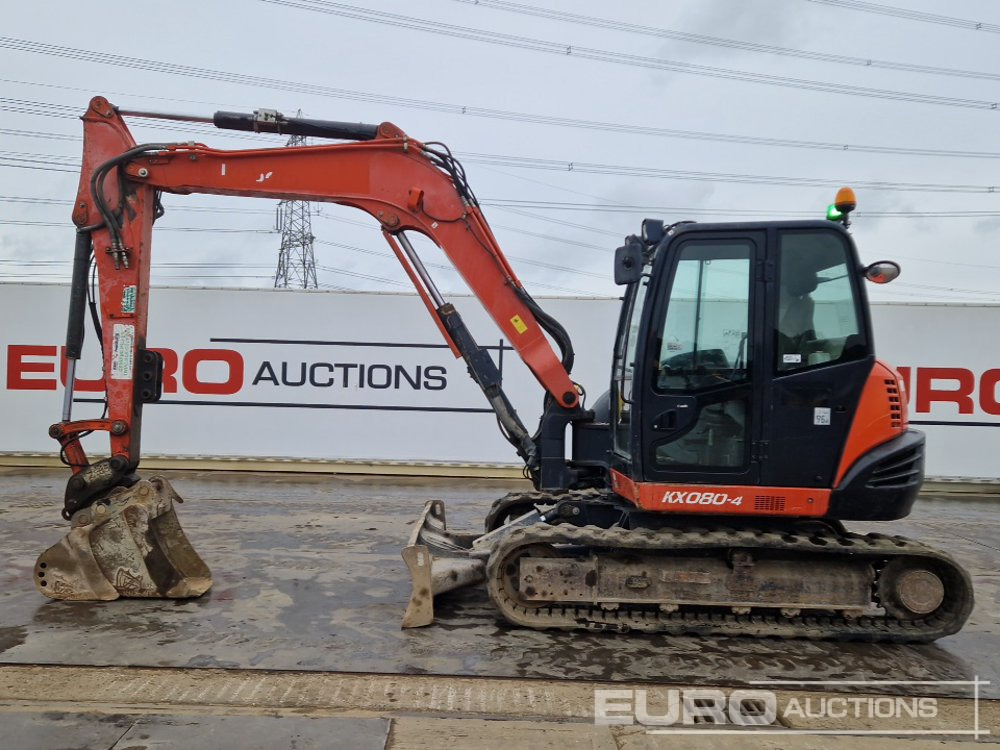 2014 Kubota KX080-4 - Mini excavator: picture 2 2014 Kubota KX080-4 - Mini excavator: picture 2