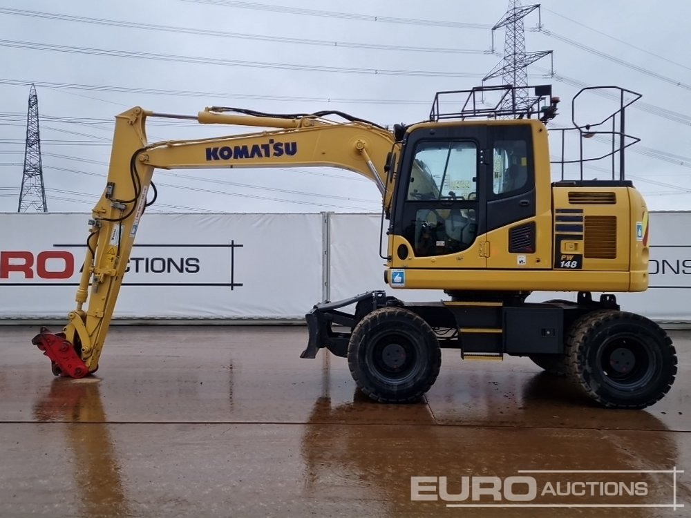 2015 Komatsu PW148-10 - Wheel excavator: picture 2 2015 Komatsu PW148-10 - Wheel excavator: picture 2