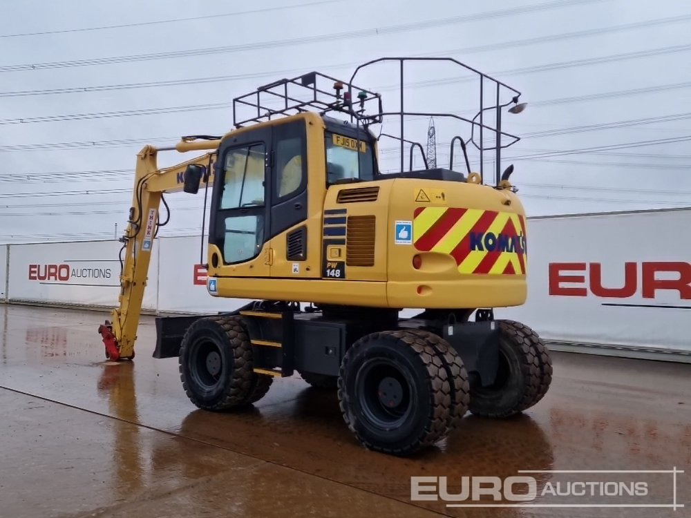 2015 Komatsu PW148-10 - Wheel excavator: picture 3 2015 Komatsu PW148-10 - Wheel excavator: picture 3