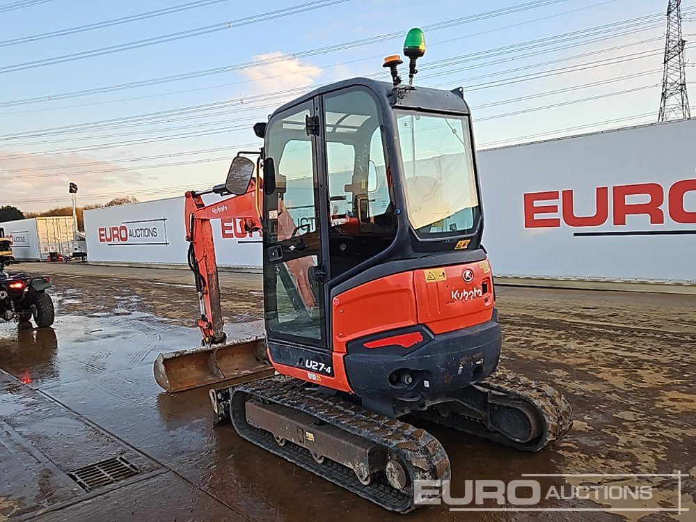 2015 Kubota U27-4 - Mini excavator: picture 3 2015 Kubota U27-4 - Mini excavator: picture 3