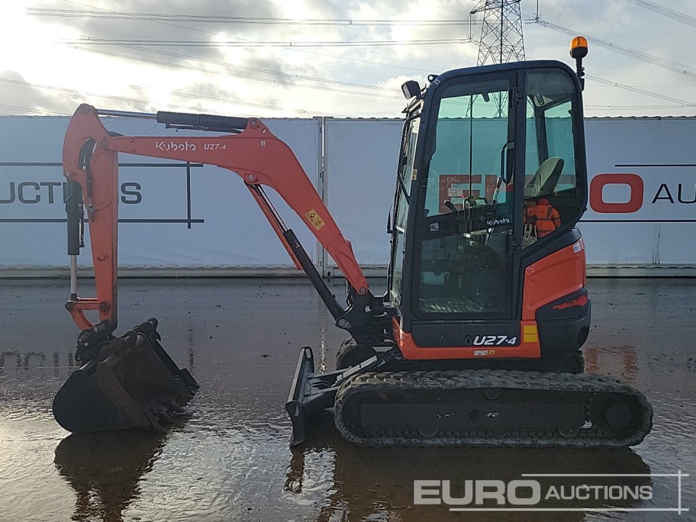 2015 Kubota U27-4 - Mini excavator: picture 2 2015 Kubota U27-4 - Mini excavator: picture 2