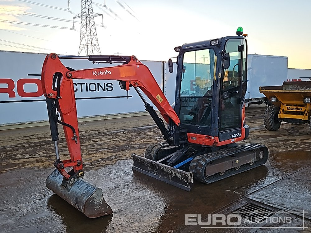 2015 Kubota U27-4 - Mini excavator: picture 1 2015 Kubota U27-4 - Mini excavator: picture 1