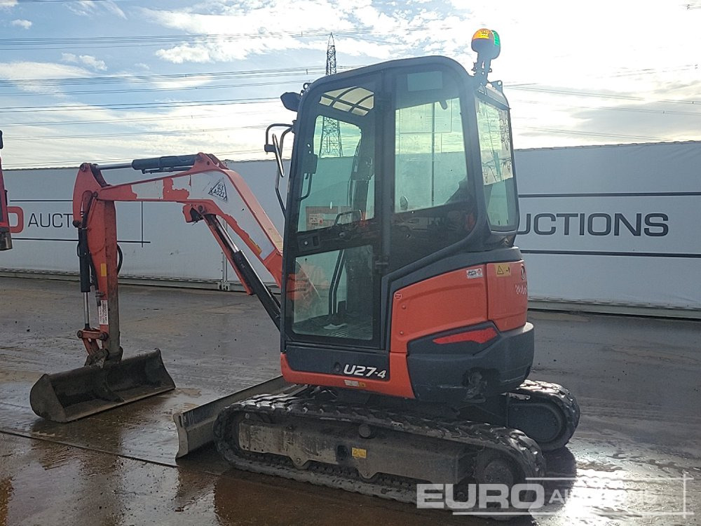 2016 Kubota U27-4 - Mini excavator: picture 3 2016 Kubota U27-4 - Mini excavator: picture 3