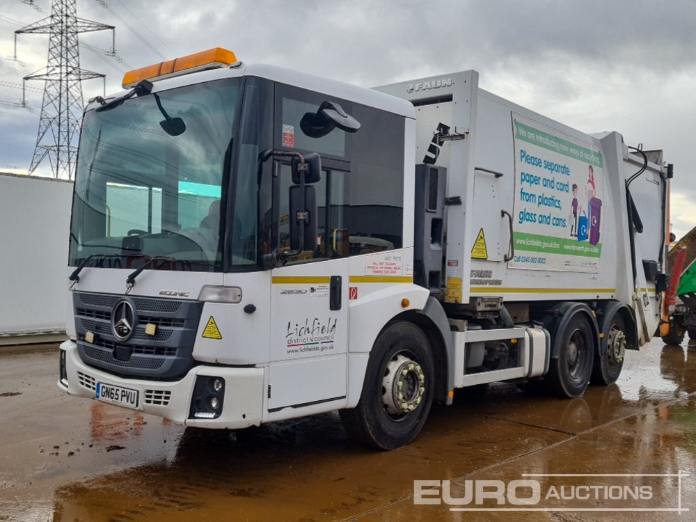 2016 Mercedes Econic 2630 - Refuse truck: picture 1 2016 Mercedes Econic 2630 - Refuse truck: picture 1