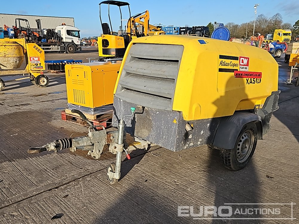 2017 Atlas Copco XAS68 - Air compressor: picture 3 2017 Atlas Copco XAS68 - Air compressor: picture 3
