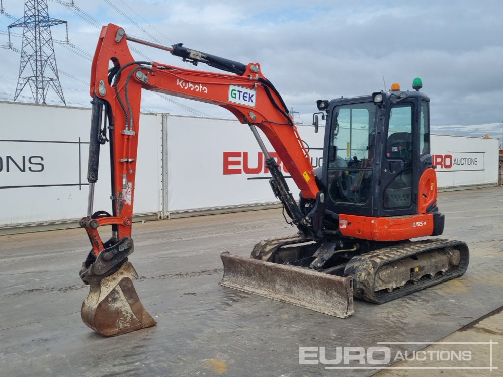 2017 Kubota U55-4 - Mini excavator: picture 1 2017 Kubota U55-4 - Mini excavator: picture 1