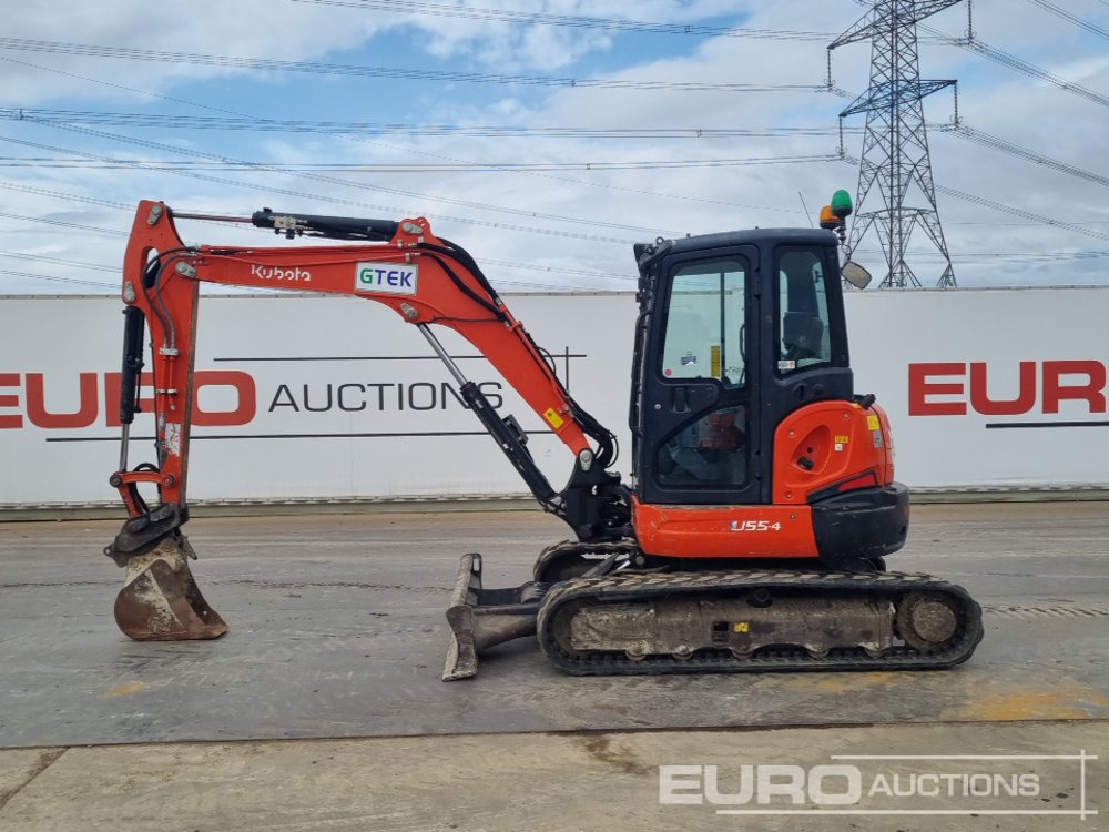 2017 Kubota U55-4 - Mini excavator: picture 2 2017 Kubota U55-4 - Mini excavator: picture 2