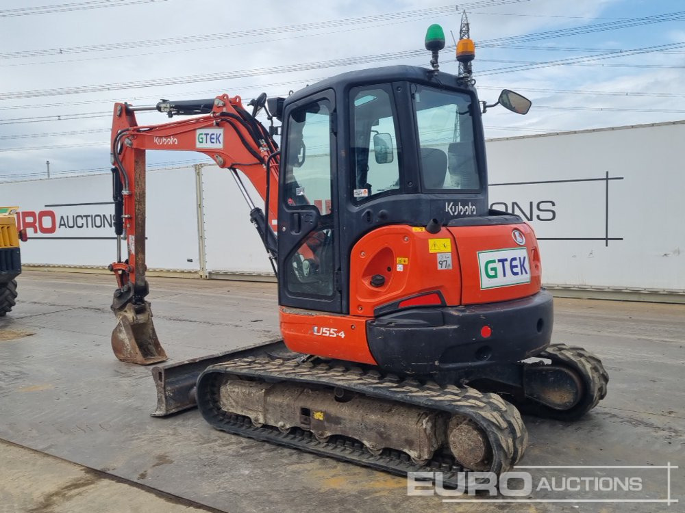 2017 Kubota U55-4 - Mini excavator: picture 3 2017 Kubota U55-4 - Mini excavator: picture 3