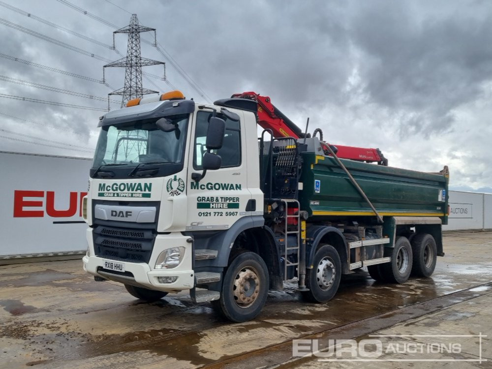 2018 DAF CF - Tipper, Crane truck: picture 1 2018 DAF CF - Tipper, Crane truck: picture 1