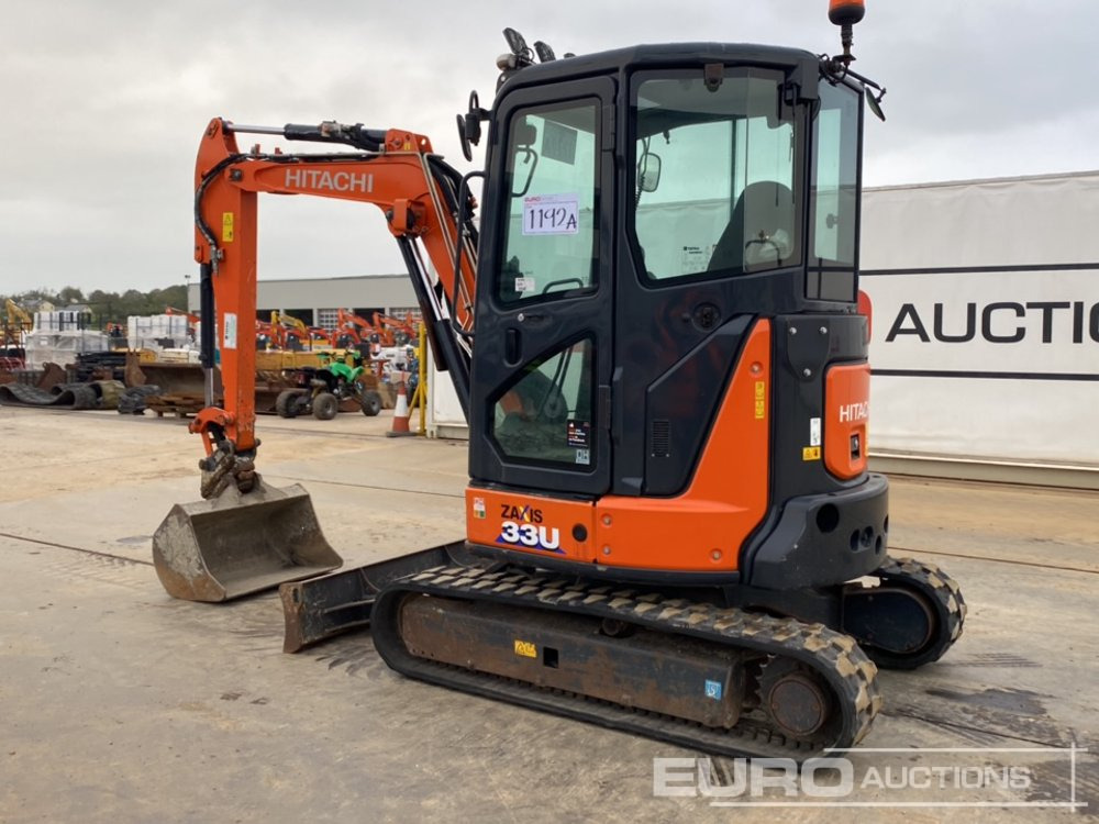 2018 Hitachi ZX33U-5A CLR - Mini excavator: picture 3 2018 Hitachi ZX33U-5A CLR - Mini excavator: picture 3