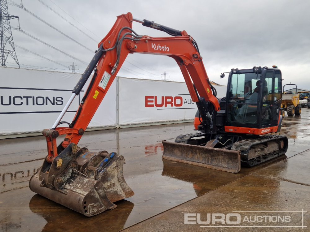 2018 Kubota KX080-4A - Mini excavator: picture 1 2018 Kubota KX080-4A - Mini excavator: picture 1
