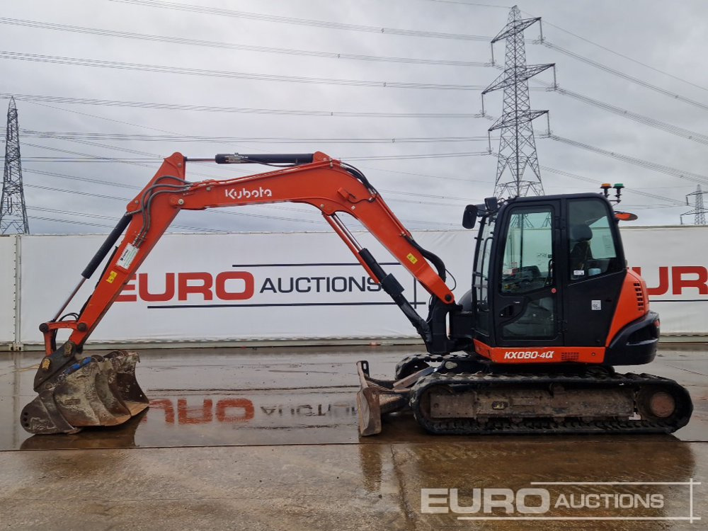2018 Kubota KX080-4A - Mini excavator: picture 2 2018 Kubota KX080-4A - Mini excavator: picture 2