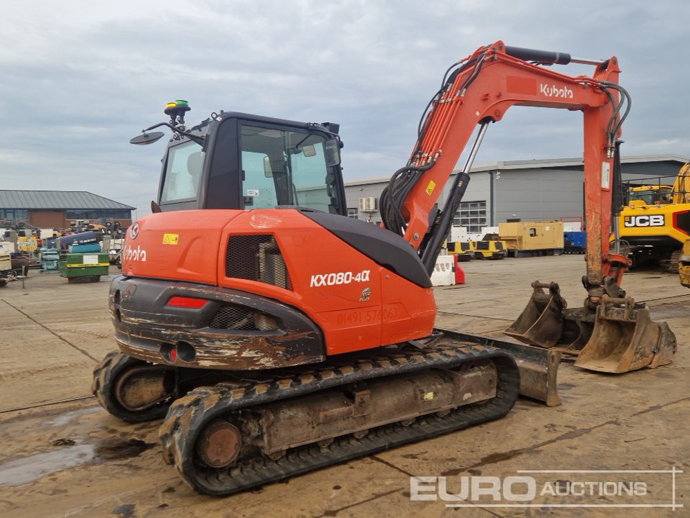 2018 Kubota KX080-4A - Mini excavator: picture 5 2018 Kubota KX080-4A - Mini excavator: picture 5