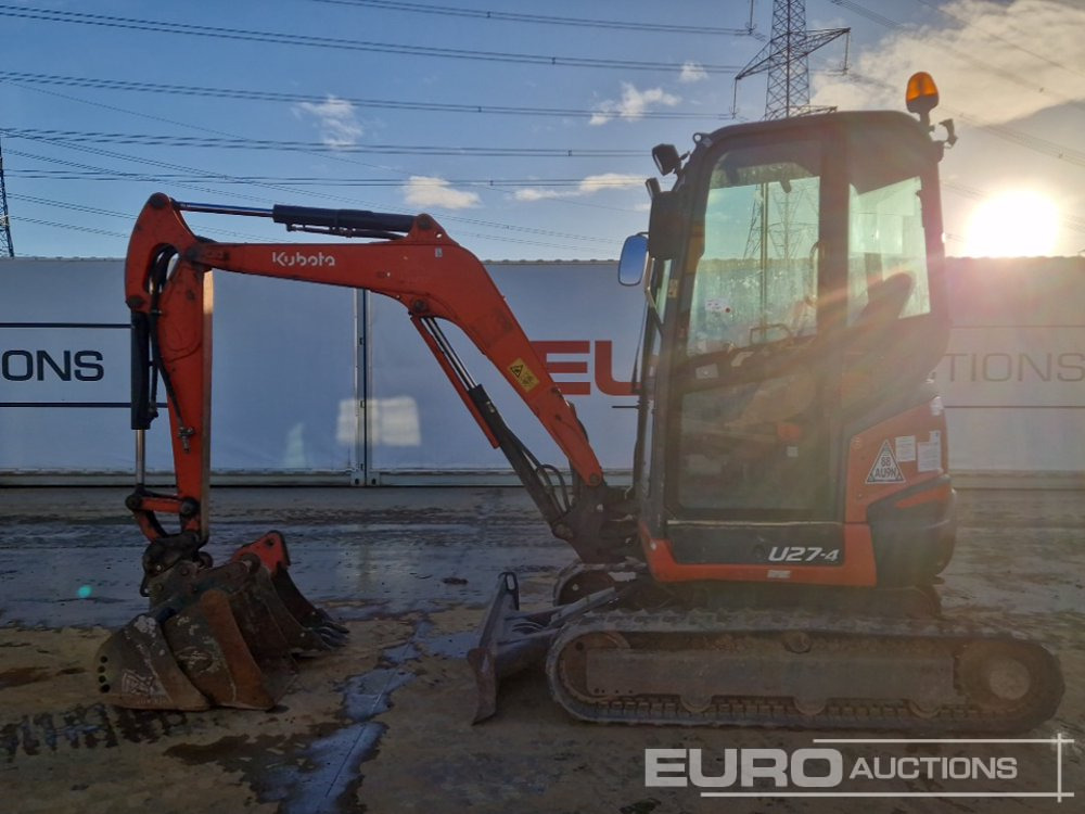 2018 Kubota U27-4 - Mini excavator: picture 2 2018 Kubota U27-4 - Mini excavator: picture 2