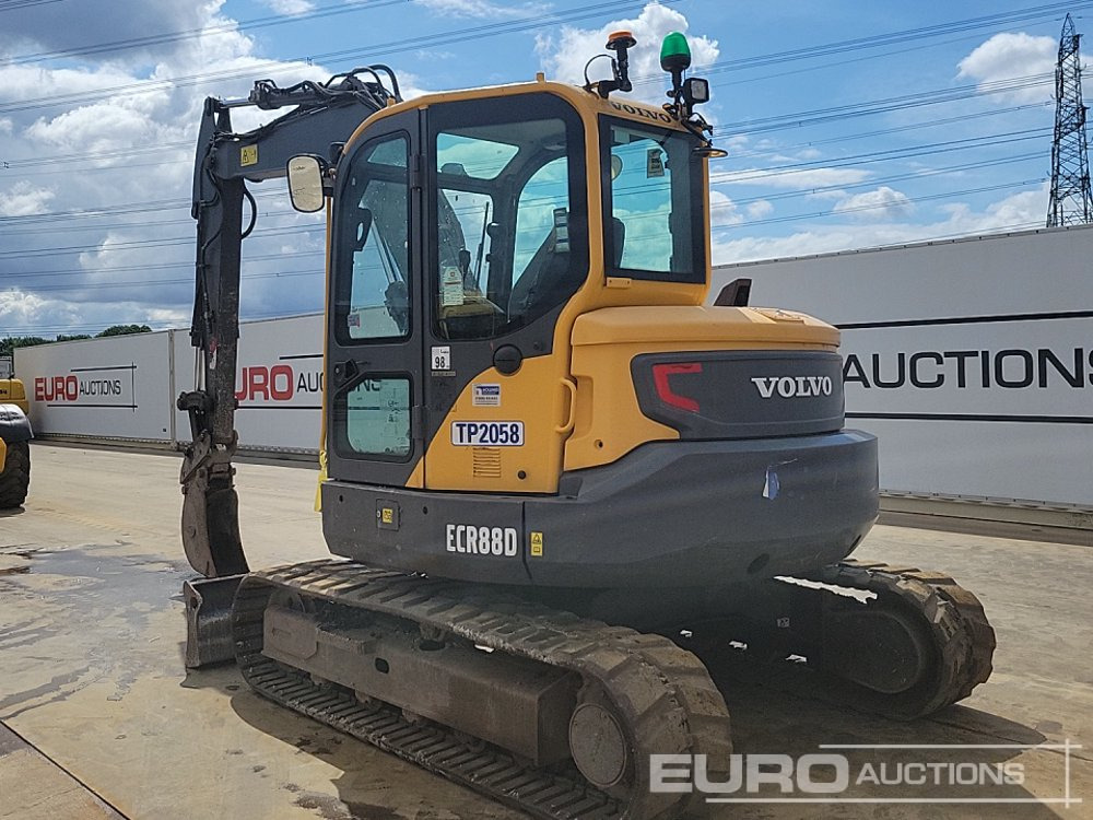 2018 Volvo ECR88D - Mini excavator: picture 3 2018 Volvo ECR88D - Mini excavator: picture 3