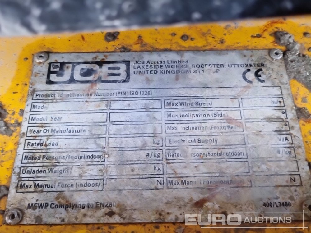 Aerial platform 2019 JCB S1930E: picture 38