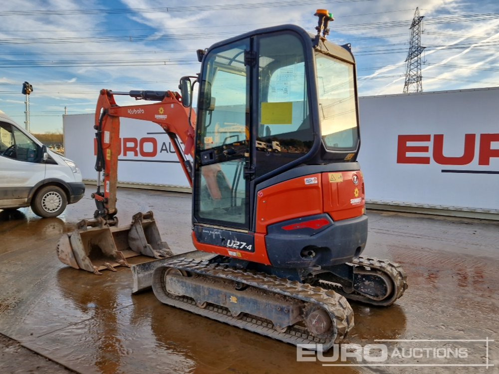 2019 Kubota U27-4 - Mini excavator: picture 3 2019 Kubota U27-4 - Mini excavator: picture 3