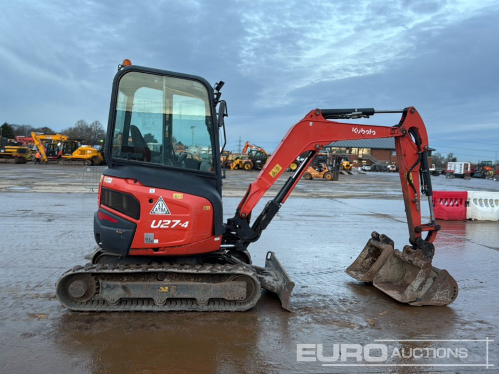 Mini excavator 2019 Kubota U27-4: picture 6
