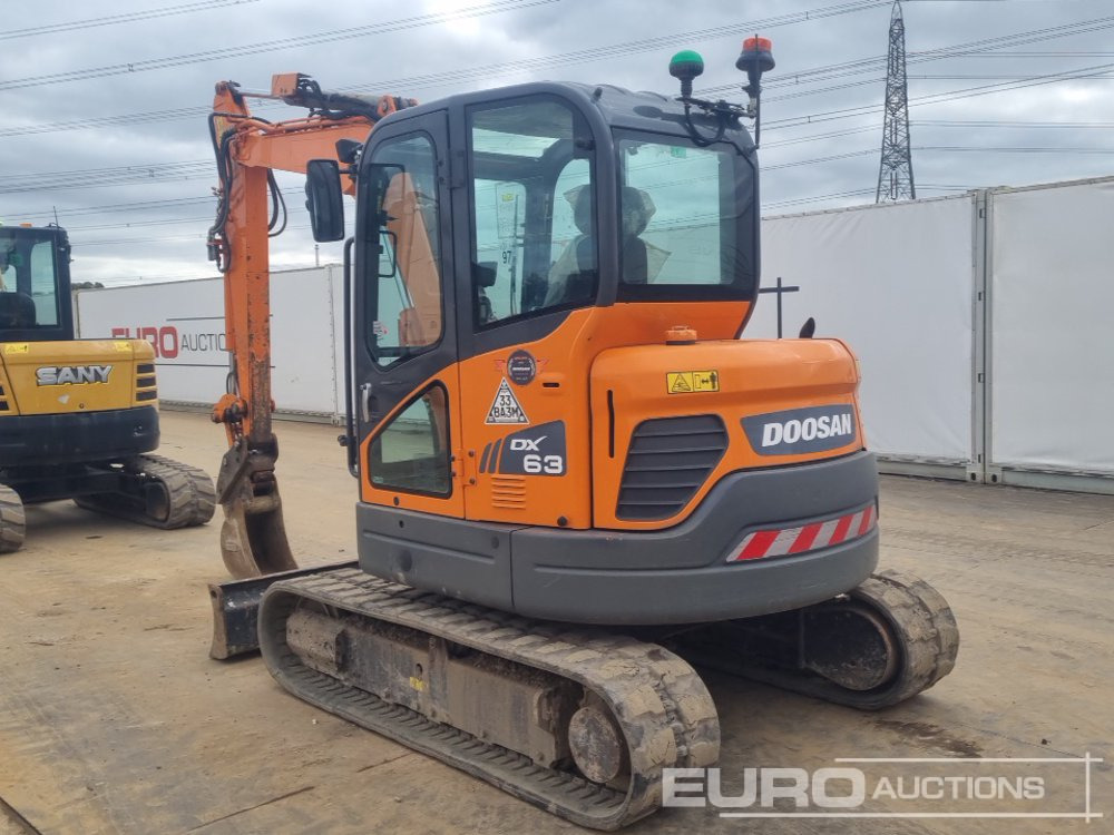 2021 Doosan DX63-3 - Mini excavator: picture 3 2021 Doosan DX63-3 - Mini excavator: picture 3