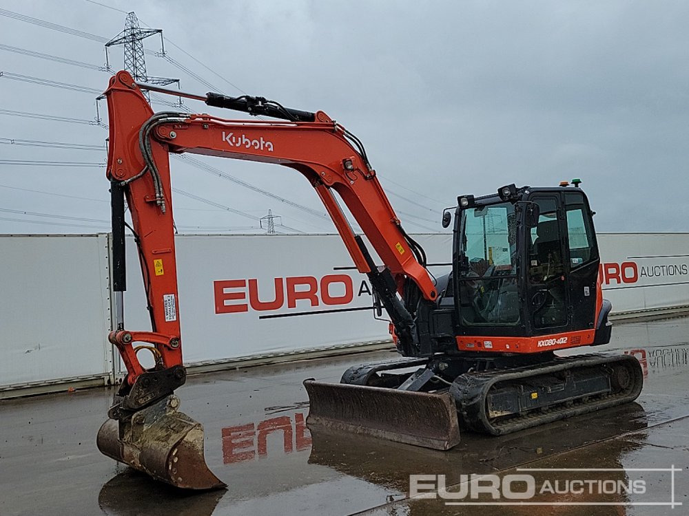 2021 Kubota KX080-4A2 - Mini excavator: picture 1 2021 Kubota KX080-4A2 - Mini excavator: picture 1