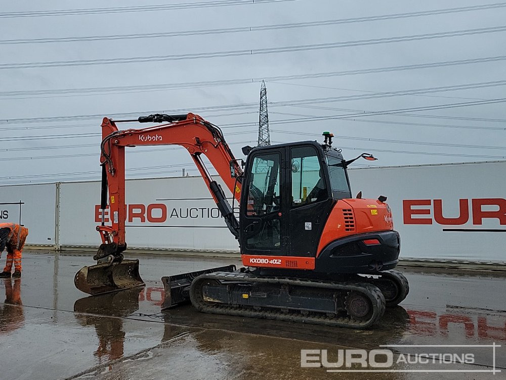 2021 Kubota KX080-4A2 - Mini excavator: picture 3 2021 Kubota KX080-4A2 - Mini excavator: picture 3