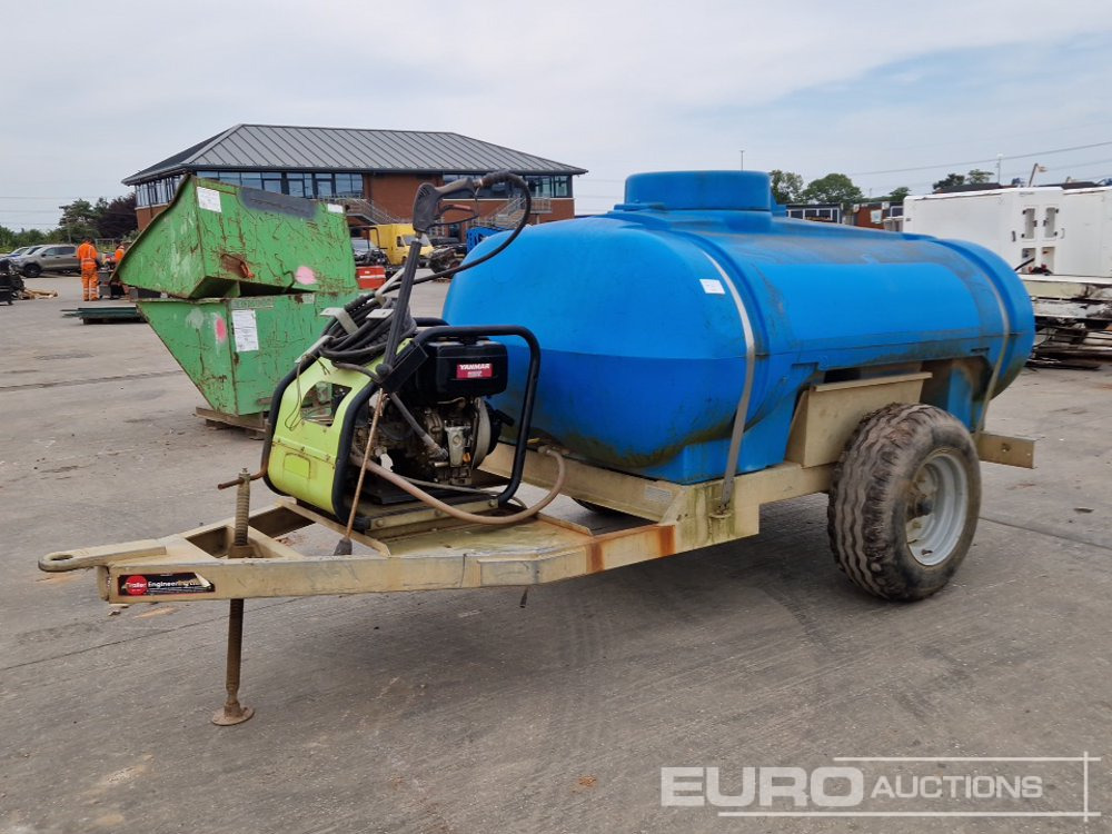 2021 Trailer Engineering Single Axle Plastic Water Bowser, Yanmar Pressure Washer - Pressure washer: picture 1 2021 Trailer Engineering Single Axle Plastic Water Bowser, Yanmar Pressure Washer - Pressure washer: picture 1