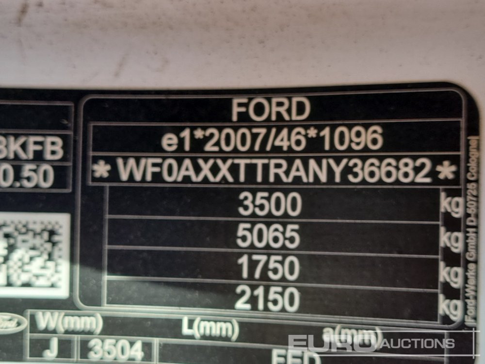 Tipper van 2022 Ford Transit 350: picture 43