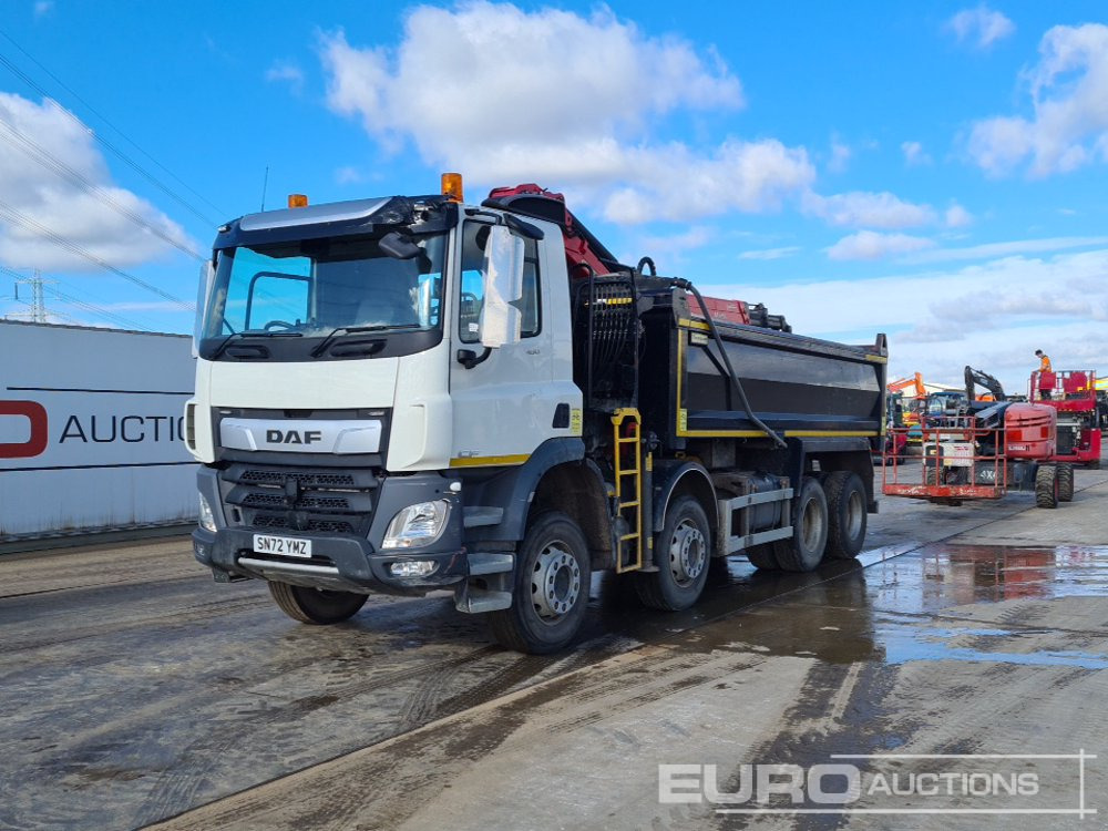 2023 DAF CF450 - Tipper, Crane truck: picture 1 2023 DAF CF450 - Tipper, Crane truck: picture 1