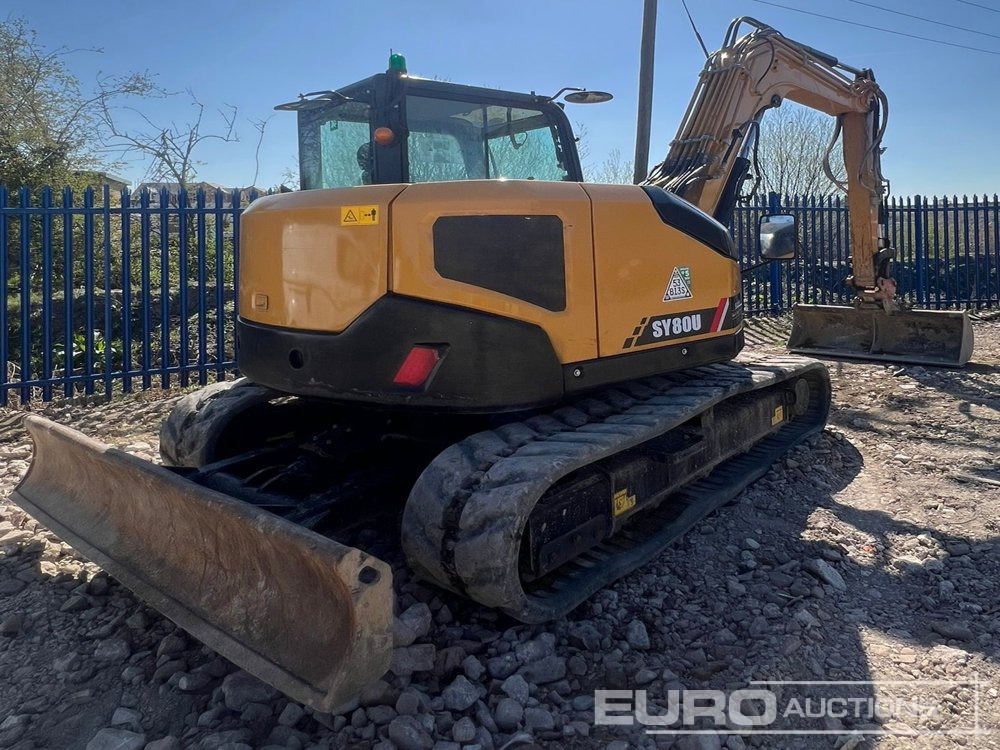 2023 Sany SY80U - Mini excavator: picture 4 2023 Sany SY80U - Mini excavator: picture 4