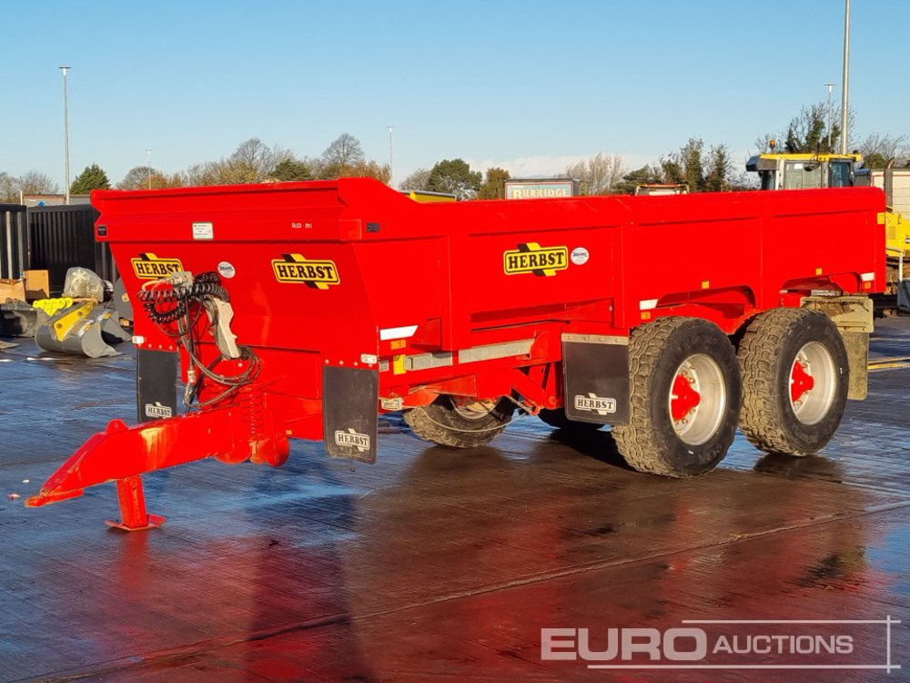 2024 Herbst Twin Axle Sprung Draw Bar 14 Ton Dump Trailer, Air Brakes, Hydraulic Tailgate - Farm trailer: picture 1 2024 Herbst Twin Axle Sprung Draw Bar 14 Ton Dump Trailer, Air Brakes, Hydraulic Tailgate - Farm trailer: picture 1