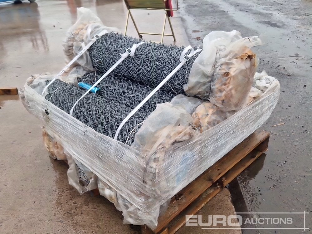 Unused 1200mm Galvanised Chain Link (8 Rolls) - Agricultural machinery: picture 1 Unused 1200mm Galvanised Chain Link (8 Rolls) - Agricultural machinery: picture 1