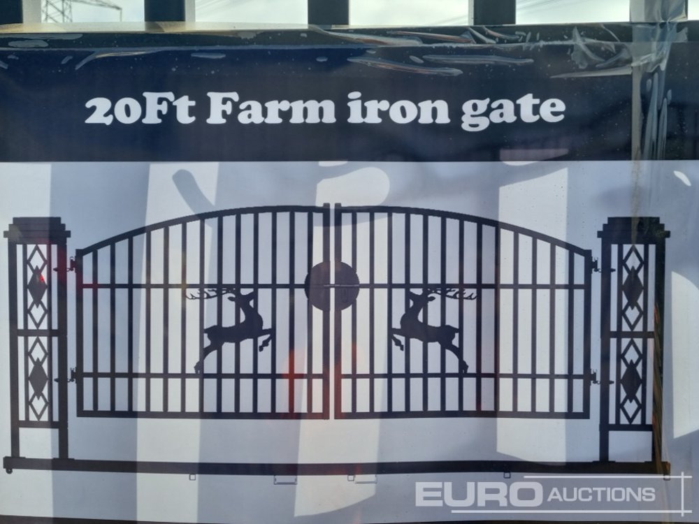 Unused 2025 20' Decorative Farm Gates (Damaged) - Agricultural machinery: picture 1 Unused 2025 20' Decorative Farm Gates (Damaged) - Agricultural machinery: picture 1