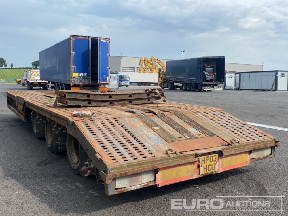 Andover Tri Axle Drag Low Loader Trailer, Air Brakes, Ramps - Low loader semi-trailer: picture 2 Andover Tri Axle Drag Low Loader Trailer, Air Brakes, Ramps - Low loader semi-trailer: picture 2