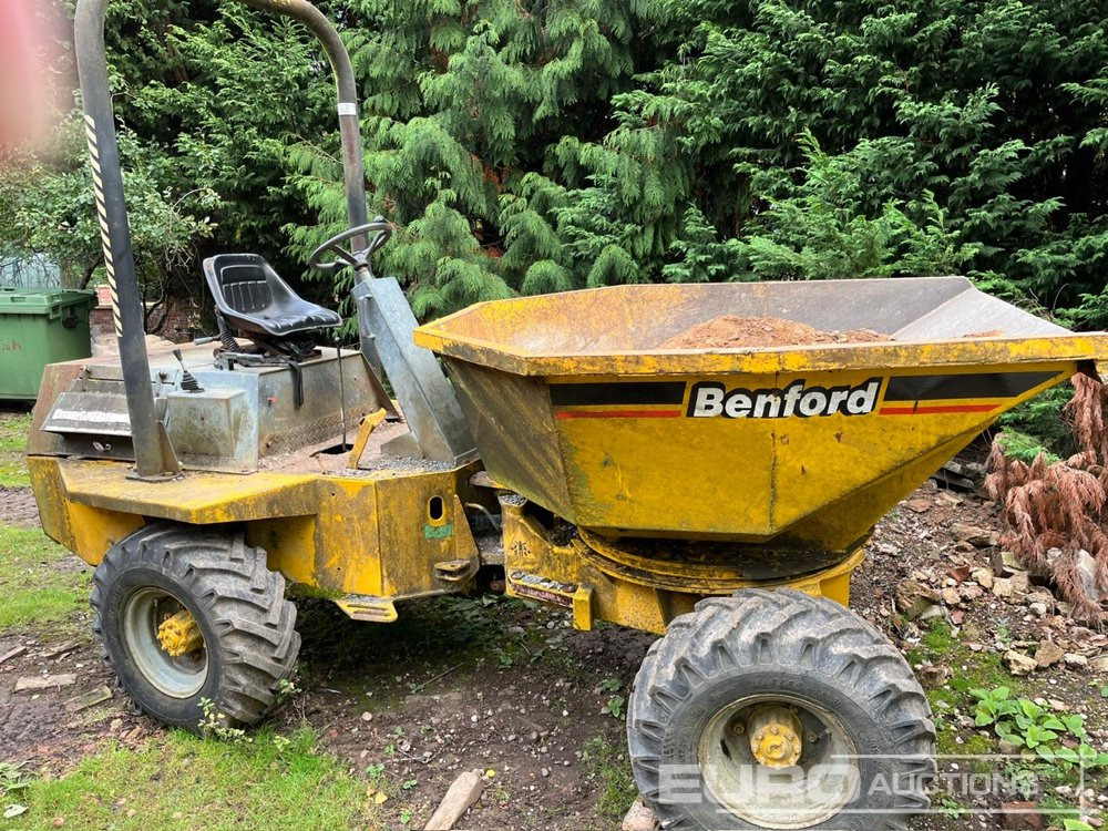 Benford 3 Ton Swivel Skip Dumper, Roll Bar - Mini dumper: picture 2 Benford 3 Ton Swivel Skip Dumper, Roll Bar - Mini dumper: picture 2