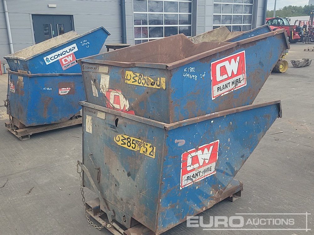 Conquip Tipping Skip to suit Forklift (2 of) - Tipping skip: picture 5 Conquip Tipping Skip to suit Forklift (2 of) - Tipping skip: picture 5