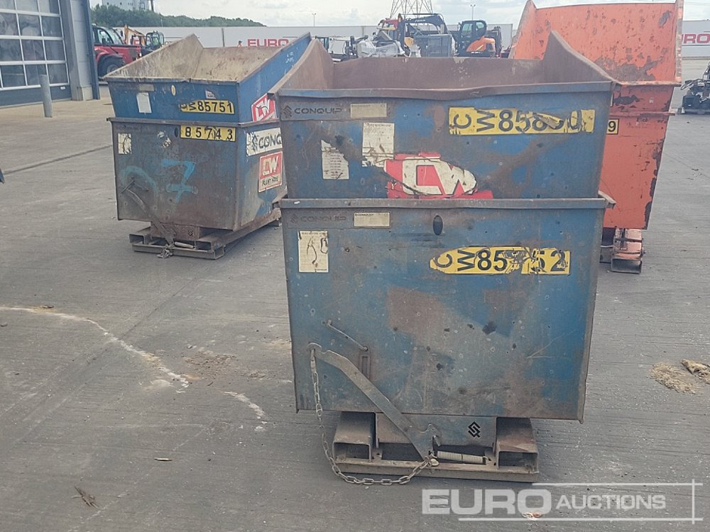 Conquip Tipping Skip to suit Forklift (2 of) - Tipping skip: picture 4 Conquip Tipping Skip to suit Forklift (2 of) - Tipping skip: picture 4