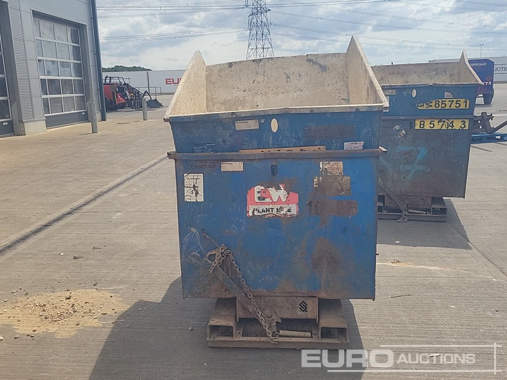 Conquip Tipping Skip to suit Forklift (2 of) - Tipping skip: picture 4 Conquip Tipping Skip to suit Forklift (2 of) - Tipping skip: picture 4