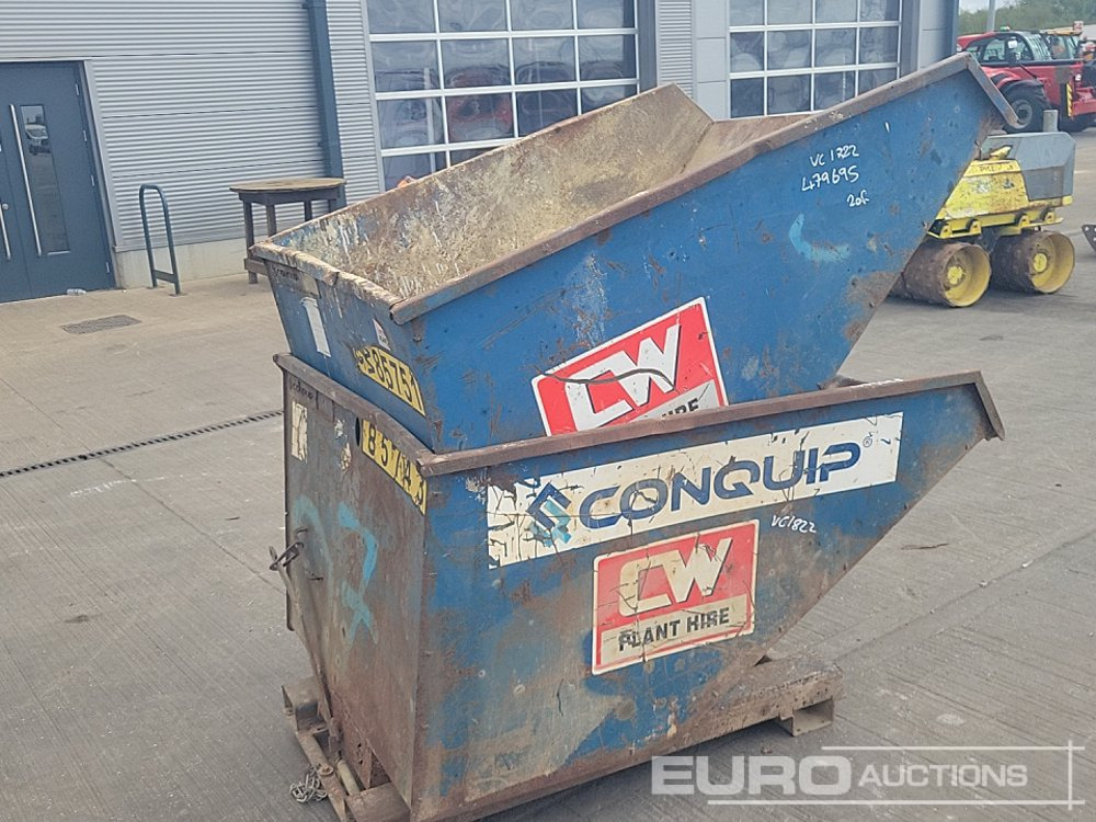 Conquip Tipping Skip to suit Forklift (2 of) - Tipping skip: picture 5 Conquip Tipping Skip to suit Forklift (2 of) - Tipping skip: picture 5