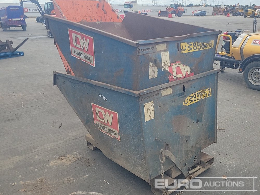 Conquip Tipping Skip to suit Forklift (2 of) - Tipping skip: picture 3 Conquip Tipping Skip to suit Forklift (2 of) - Tipping skip: picture 3