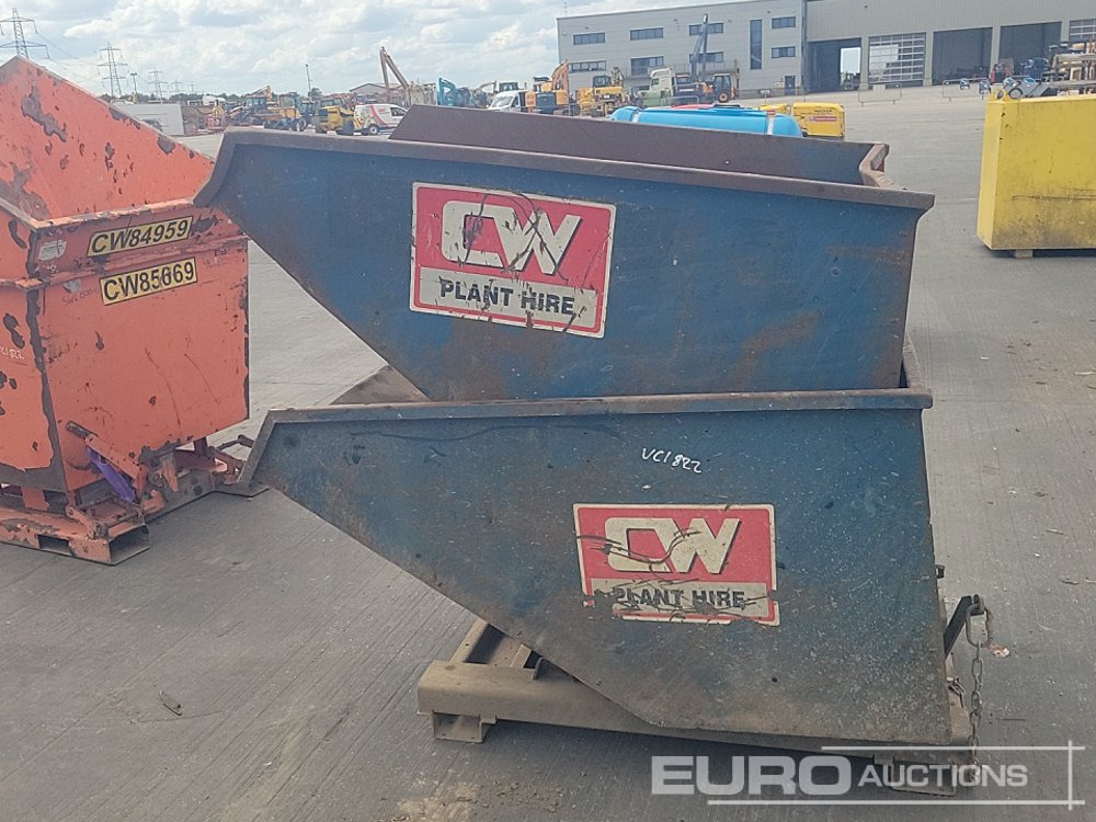 Conquip Tipping Skip to suit Forklift (2 of) - Tipping skip: picture 2 Conquip Tipping Skip to suit Forklift (2 of) - Tipping skip: picture 2