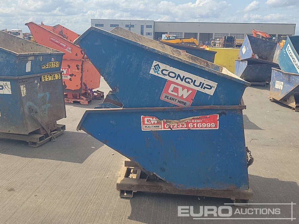 Conquip Tipping Skip to suit Forklift (2 of) - Tipping skip: picture 2 Conquip Tipping Skip to suit Forklift (2 of) - Tipping skip: picture 2