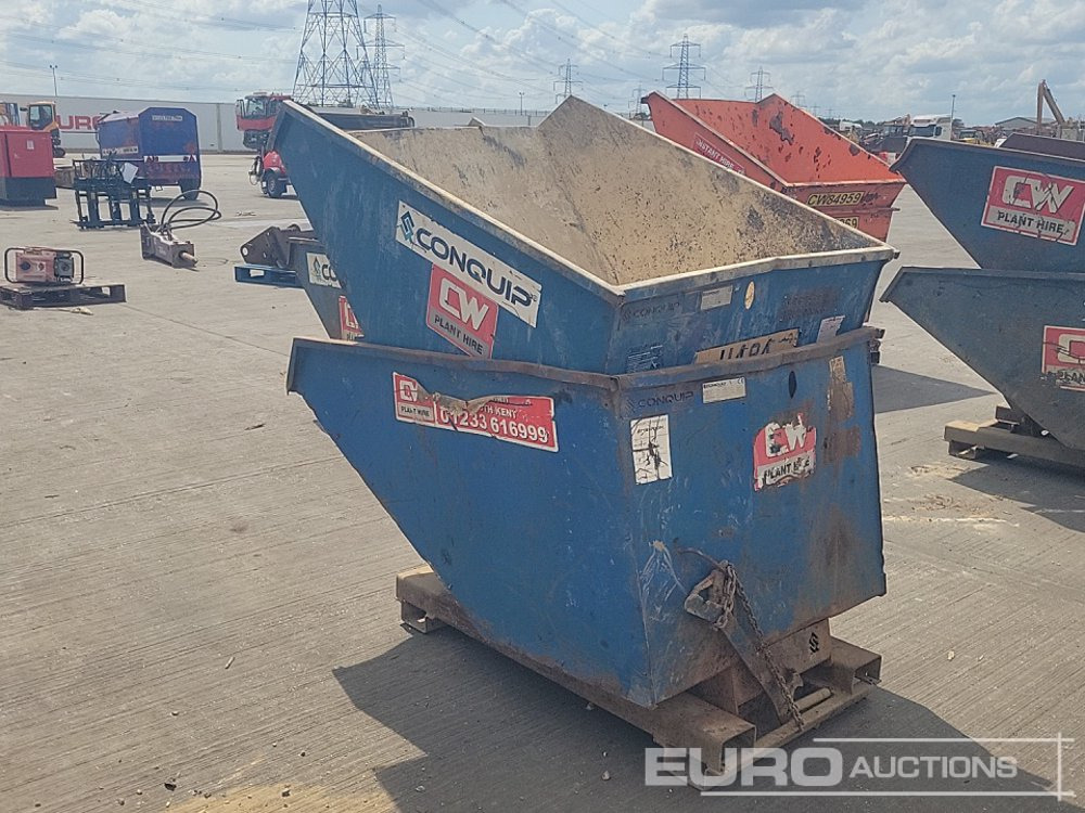 Conquip Tipping Skip to suit Forklift (2 of) - Tipping skip: picture 3 Conquip Tipping Skip to suit Forklift (2 of) - Tipping skip: picture 3