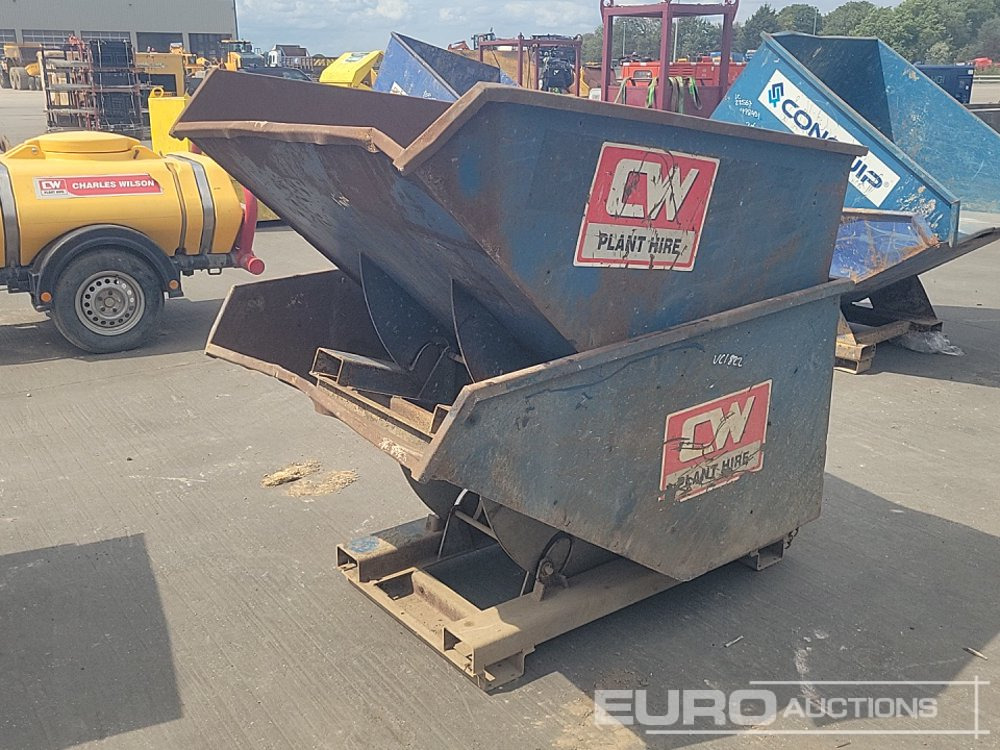Conquip Tipping Skip to suit Forklift (2 of) - Tipping skip: picture 1 Conquip Tipping Skip to suit Forklift (2 of) - Tipping skip: picture 1