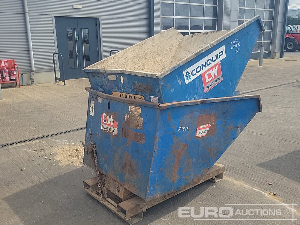 Conquip Tipping Skip to suit Forklift (2 of) - Tipping skip: picture 5 Conquip Tipping Skip to suit Forklift (2 of) - Tipping skip: picture 5