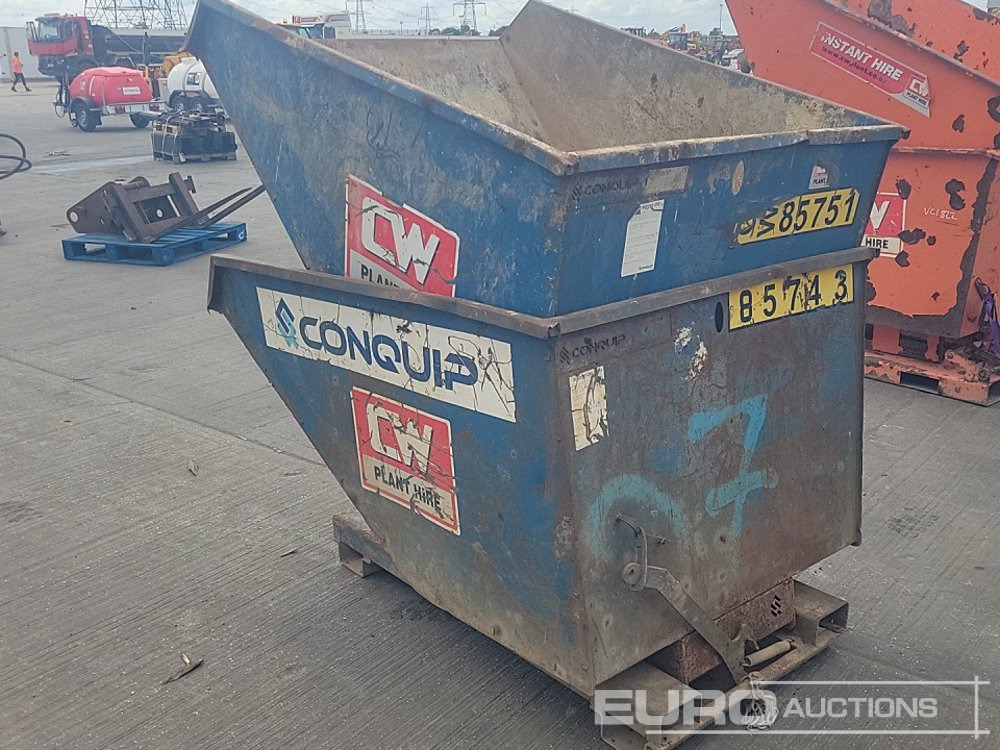 Conquip Tipping Skip to suit Forklift (2 of) - Tipping skip: picture 3 Conquip Tipping Skip to suit Forklift (2 of) - Tipping skip: picture 3