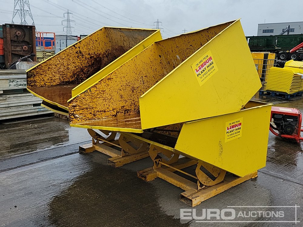 Contact Tipping Skip to suit Forklift (4 of) - Tipping skip: picture 1 Contact Tipping Skip to suit Forklift (4 of) - Tipping skip: picture 1