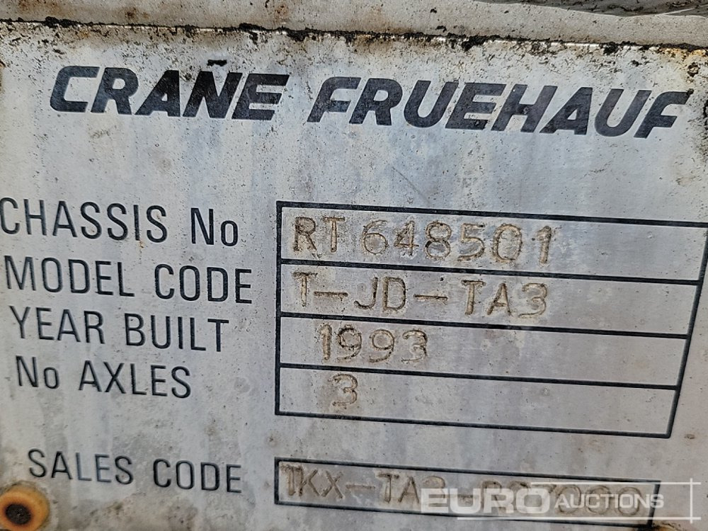 Tanker semi-trailer Crane Freuhauf Tri Axle Tanker Trailer: picture 48