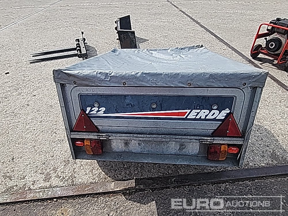 Erde 122 400Kg 4' x 3' Single Axle Tipping Trailer - Plant trailer: picture 4 Erde 122 400Kg 4' x 3' Single Axle Tipping Trailer - Plant trailer: picture 4